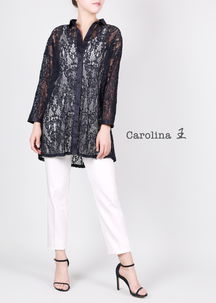 蕾絲的別樣風情 Carolina王蕾絲服飾的優(yōu)雅詮釋